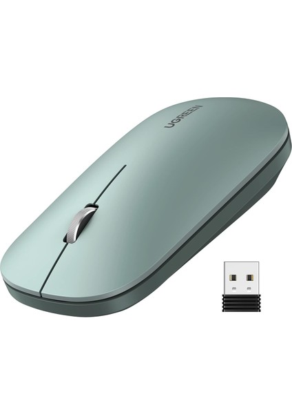 Kablosuz Fare, 2,4 Ghz USB Bağlantısı, Maks. 4000 Dpi, 18 Ay Pil Ömrü. Pc, Mac, Dizüstü Bilgisayar, Windows 11, 10, 8.1, 7, Macos, Linux ile Uyumlu (Yeşil)