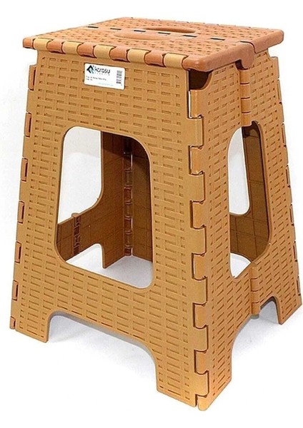 Katlanır Rattan Tabure Büyük