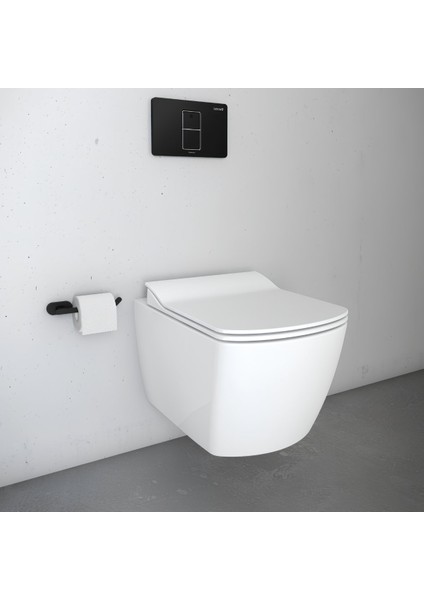 Creavit Elegant Beyaz Kanalsız Asma Klozet EG321, Creavit Elegant Duroplast Yavaş Kapak indirimleri
