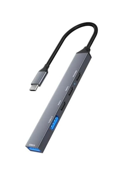 5in1 Type-C Hub Dock USB 3.0 5gbps Veri Aktarımı 100W Pd Cep Telefonu Şarj Aleti modelleri