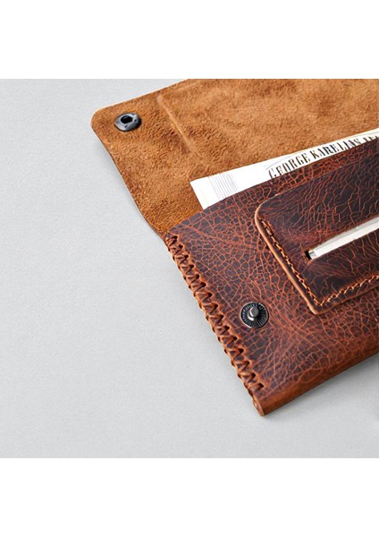 Kahve Taba Tütün Kesesi Cüzdan Tütün Çantası Hakiki Deri 17 x 8.5 cm Özel Dikişli Tütünlük fiyatları