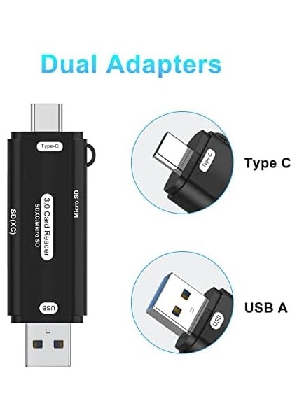 Micro Sd Kart Okuyucu Type C To USB 3.0 Çevirici Otg 5 Gbps Hafıza Kartı Okuyucu Adaptör Micro Sd Card Reader Rktsd modelleri