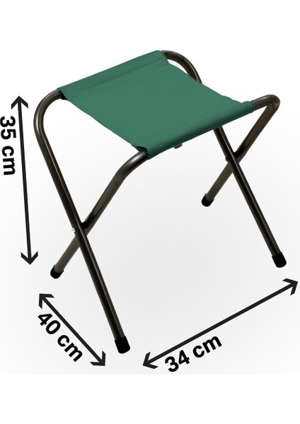 45X60 cm Kamp Sehpası + 3 Adet Yeşil Tabure Piknik, Bahçe Balkon Sehpası Katlanır Sehpa-A-3y modelleri