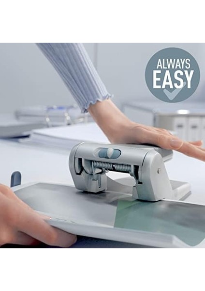 Güçlü Metal Delgeç, Siyah, 65 Sayfa Kapasiteli, Format Sınırlaması ve Ayar Çubuğu, Metal, 51800095 modelleri