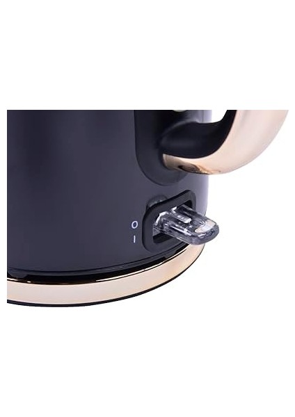 Gem Titan 1.7 Litre Siyah Gold Su Isıtıcısı fiyatları