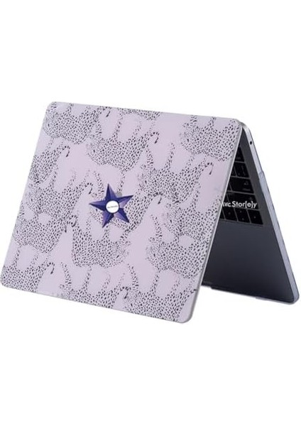 Macbook Pro Kılıf 13 Inç M1-M2 A1706-08 A1989 A2159 A2251 A2289 A2338 ile Uyumlu ANIMAL02 Açık Pembe fiyatları