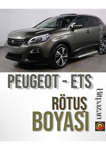 Peugeot Ets Kum Gri - 208, 3008, 5008 - Profesyonel Rötüş Boyası 20ML. Uyumlu