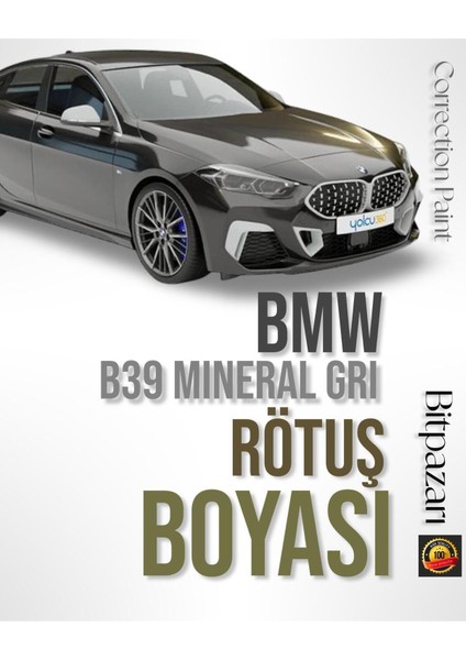 Bmw Mineral Gri Rutüş Boyası - 2 Serisi - B39 - Otomobil Taş Izi ve Çizik Giderici