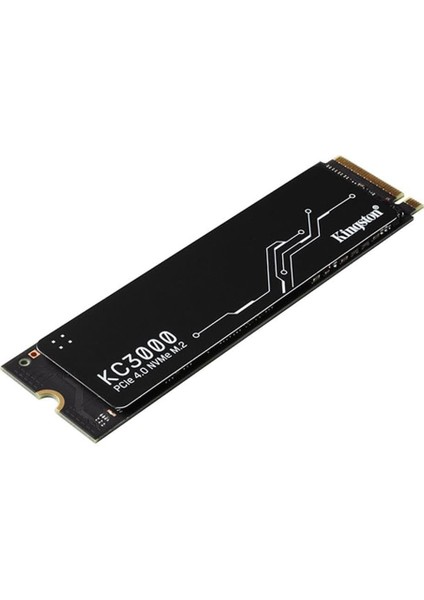 KC3000 Pcıe 4.0 Nvme M.2 SSD - Masaüstü ve Dizüstü Bilgisayarlar Için Yüksek Performanslı Bellek, -SKC3000S/512G, Siyah, 512GB