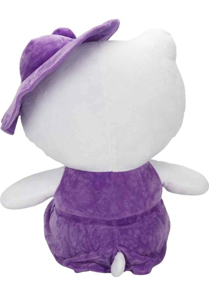 Mor Rengin En Sevimli Temsilcisi: Lisanslı Hello Kitty Şapkalı Peluş 50CM. modelleri