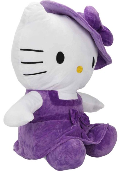 Mor Rengin En Sevimli Temsilcisi: Lisanslı Hello Kitty Şapkalı Peluş 50CM. indirimleri