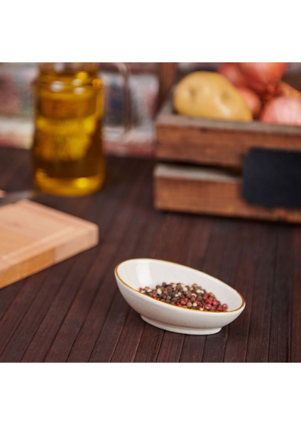 Oval Kayık Çerezlik ve Sosluk - 11 cm