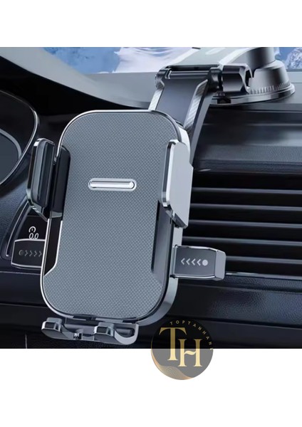 Torpido Üstü Vakumlu Araç Telefon Tutucu Ayarlanabilir Uzun Kollu Güçlü Tutuş fırsatları