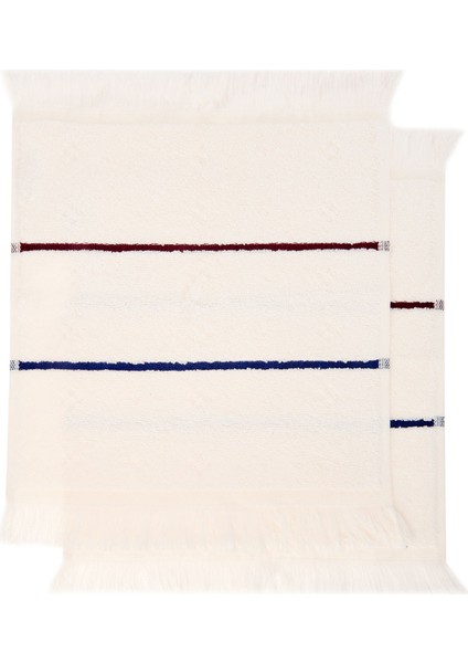 Soft Bordura 2'li Havlu Seti - Ekru - 30X30 cm fiyatları