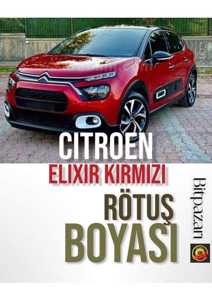 Cıtroen C3, 208, 308, 508, 2008, C4, C4X Elixir Kırmızı Evh - Rötuş Boyası 20ML.