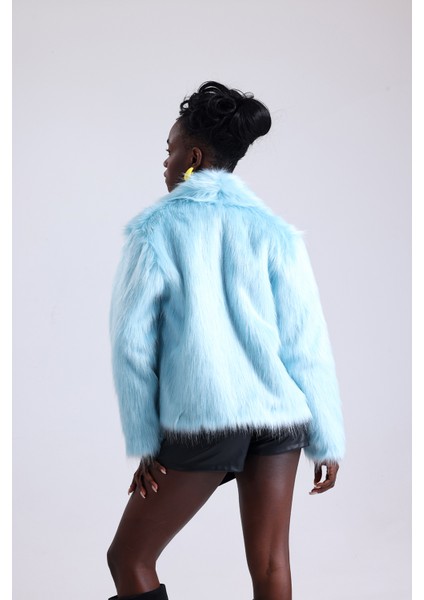 Geniş Yaka Kalın Kürk Mont Kaban indirimleri