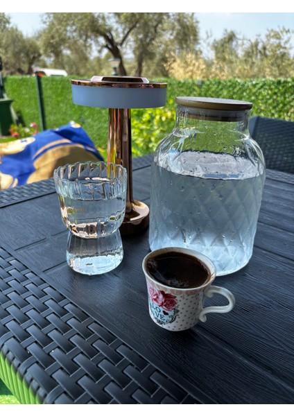 Kulpsuz Bambu Kapaklı 1800ML Sürahi fırsatları