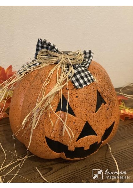 Balkabağı (Kabak) Temalı Cadılar Bayramı Bahçe Dekorasyonu - Turuncu Benek modelleri