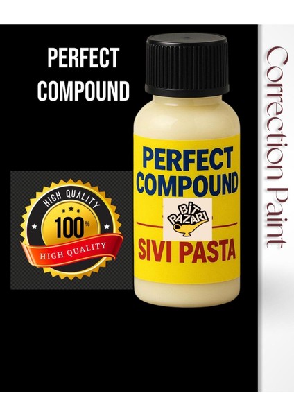 Perfect Compound 30 ml – Sıvı Pasta | Çizik Giderici ve Yüzey Düzeltici