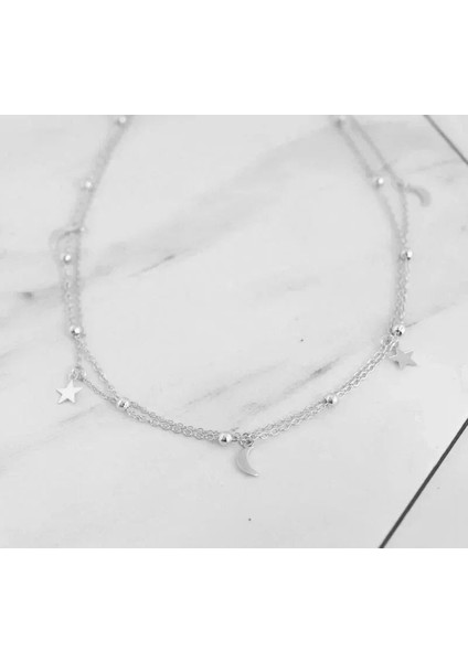 Şık ve Modern Iki Yıldız Figürlü Kolye modelleri