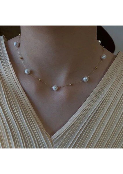 Şıklığınızı Tamamlayacak Incili Zincir Kolye fiyatları