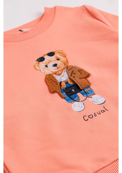 Kız Çocuk 2'li Paket Basic Sweatshirt modelleri