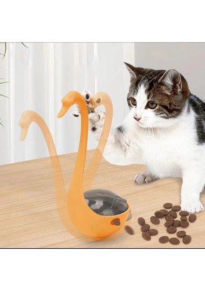Kuğu Şeklinde Lazerli Kedi Oyuncağı fırsatları