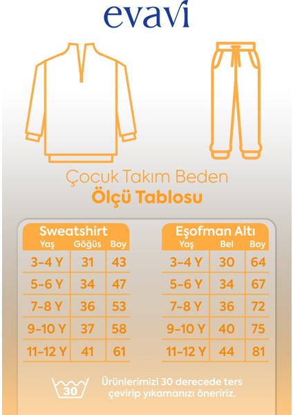 Çocuk Yarım Fermuarlı Dik Yaka Mavi Sweatshirt ve Jogger Eşofman Takımı modelleri