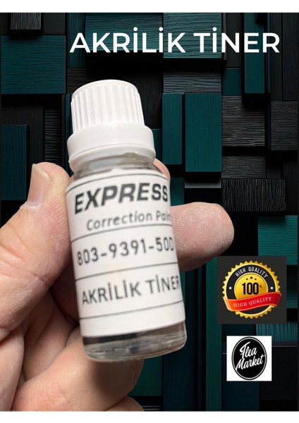 Akrilik Tiner - Temizleyici - Inceltici