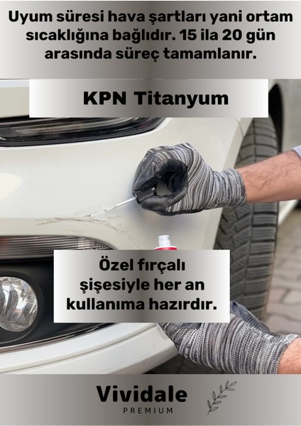 Nıssan Micra Kpn Titanyum Gri Oto Rötüş Boyası 25 ml indirimleri