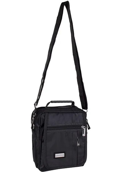 2248 Erkek Lüks Siyah Renk Büyük Boy Bol Bölmeli El Çantası