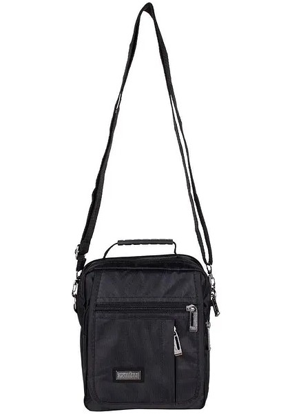 2248 Erkek Lüks Siyah Renk Büyük Boy Bol Bölmeli El Çantası