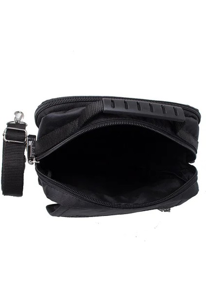 2248 Erkek Lüks Siyah Renk Büyük Boy Bol Bölmeli El Çantası