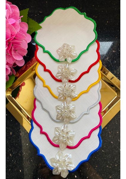 Sunum Peçete,kokteyl Peçete,kahve Yanı Sunum Peçete 6 Adet