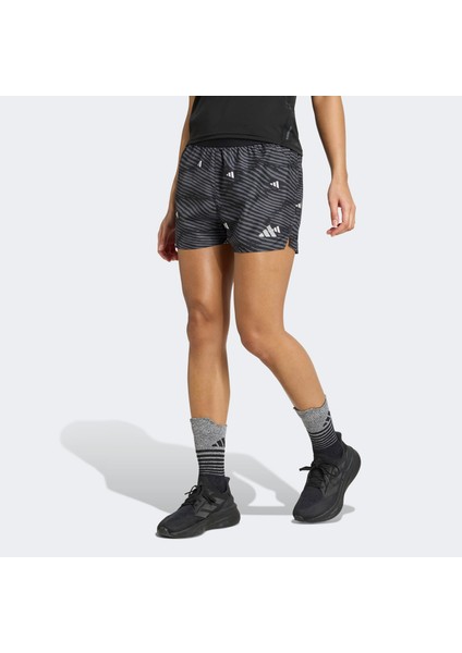 ADI365 Running Essentials Brand Love Kadın Siyah Koşu Şortu.- fiyatları