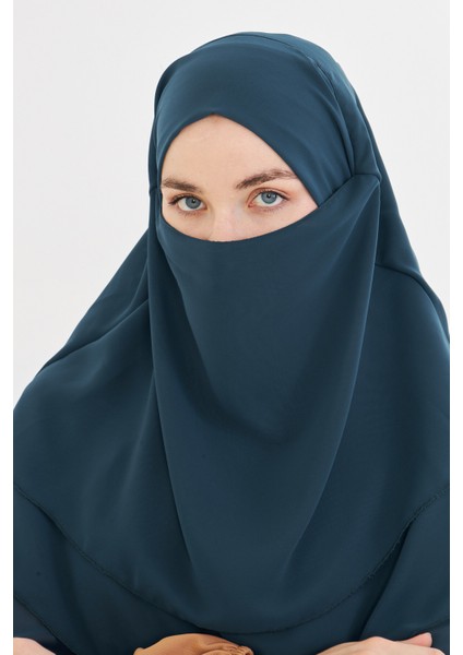 Kadın Şifon Kat Kat Tesettür Şal – Bağlamalı Niqablı Model indirimleri