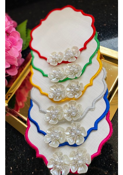 Sunum Peçete,kokteyl Peçete,kahve Yanı Sunum Peçete 6 Adet