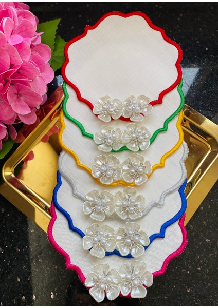 Sunum Peçete,kokteyl Peçete,kahve Yanı Sunum Peçete 6 Adet modelleri