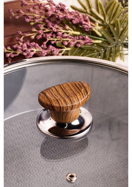 7 Parça Renkli Granit Tencere Seti, Krem, Yapışmaz, Dayanıklı, Şık