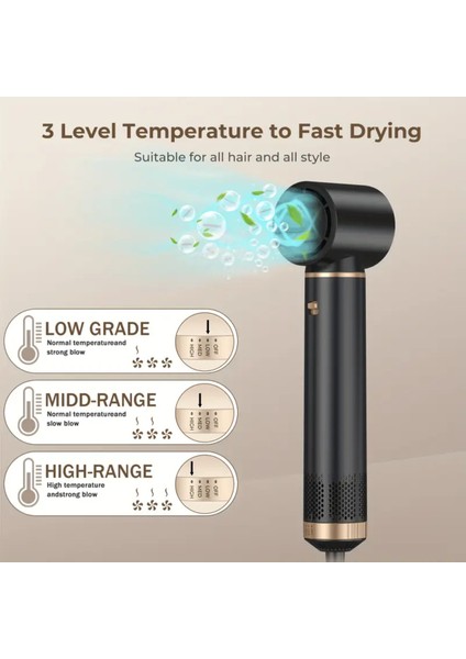 5i 1 Arada Profesyonel Çok Fonksiyonlu Elektrikli Saç Fönü, Termal Saç Düzleştirici ve Kıvırma fiyatları