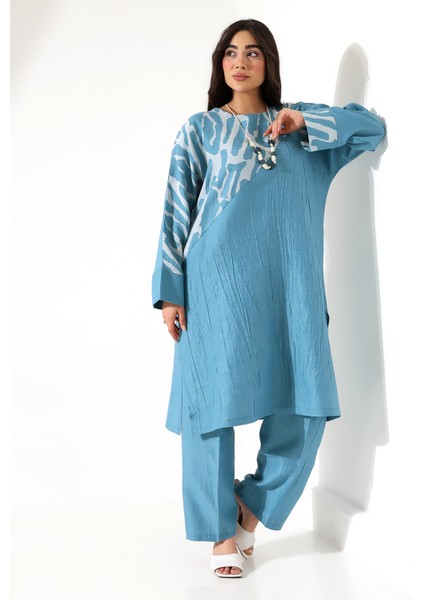 Büyük Beden Viskon Uzun Tunik Takım indirimleri