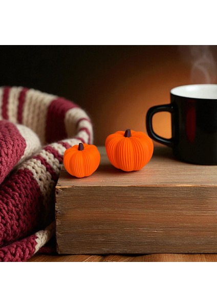 Ceresshop 2'li Set Dekoratif Balkabağı Seti – Sonbahar & Halloween Süsü Turuncu fiyatları
