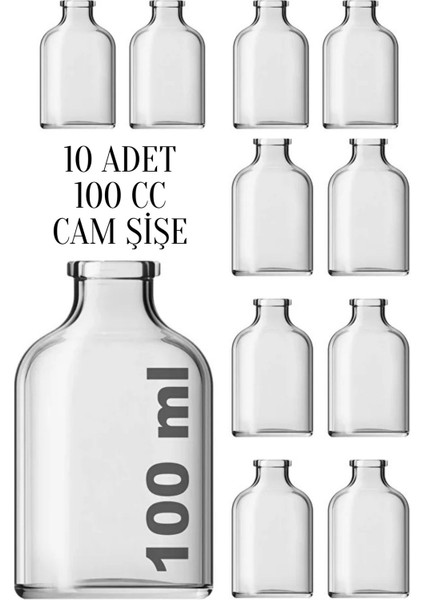 10 Adet 100 ml Düğün, Kına, Nişan, Kolonya, Koku, Hediyelik Şişesi Kapaklı 100 cc Cam Şişe indirimleri