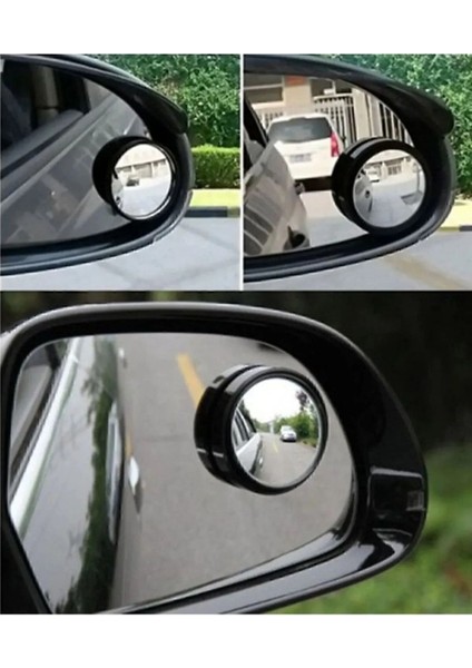 Oto Araç Kör Nokta Ayna Prizmatik Ayna Araba Aynası 360° 2 Adet