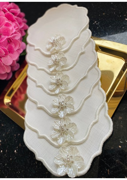 Sunum Peçete,kokteyl Peçete,kahve Yanı Sunum Peçete 6 Adet