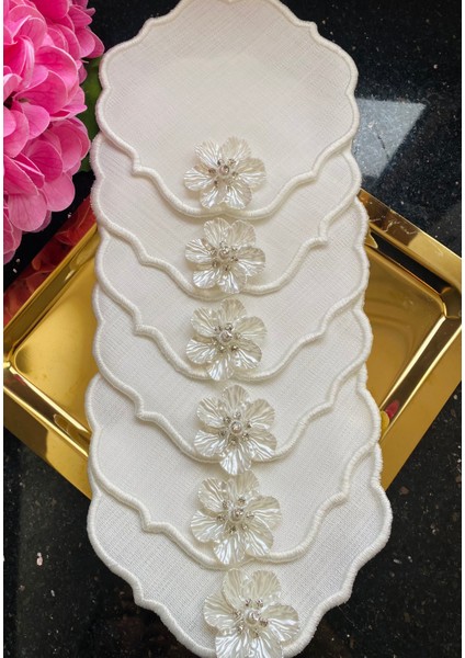 Sunum Peçete,kokteyl Peçete,kahve Yanı Sunum Peçete 6 Adet modelleri