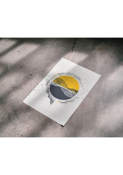 Çerçevesiz Poster, Dijital Baskı Soyut Dijital Dünya Poster, Ofis, Salon Dekorasyon , Dünya Posteri fiyatları