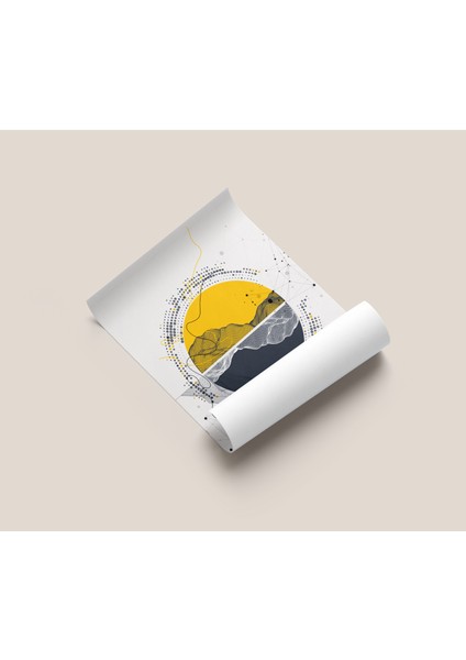 Çerçevesiz Poster, Dijital Baskı Soyut Dijital Dünya Poster, Ofis, Salon Dekorasyon , Dünya Posteri fırsatları