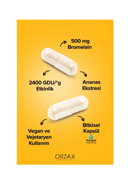 Ocean Bromelain 30 Kapsül fiyatları