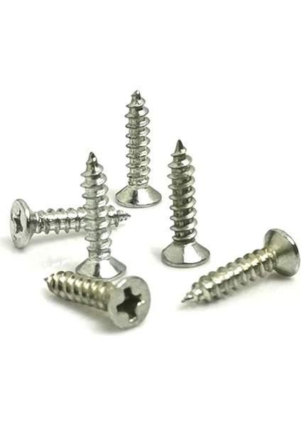 Klips, Menteşe, Ayak, Ağaç, Sunta Vidası 2,2X13 mm - Nikel 1000 Adet